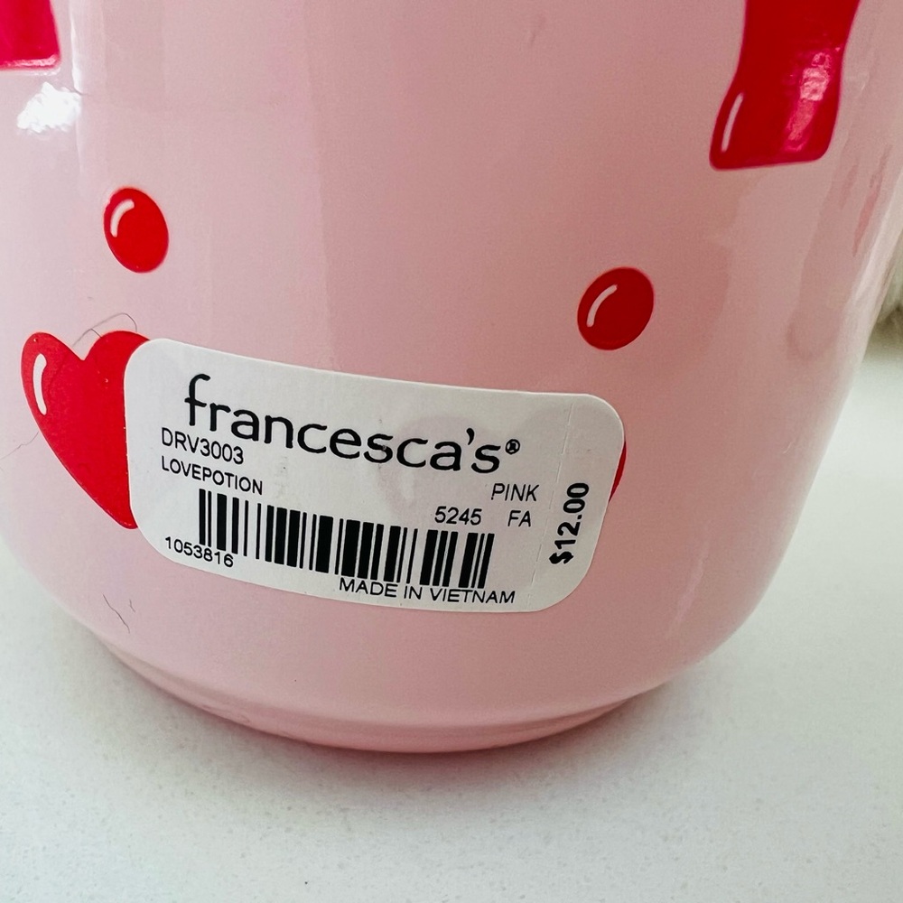 Francesca's Pink Ceramic Love Potion Can Candles 🕯️ - Picture 2 of 3